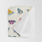 Tropical Butterflies Throw Blanket Gallery Image 3
