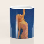 Reaching for the moon female portrait painting by Edward Mason Eggleston Coffee Mug Gallery Image 4