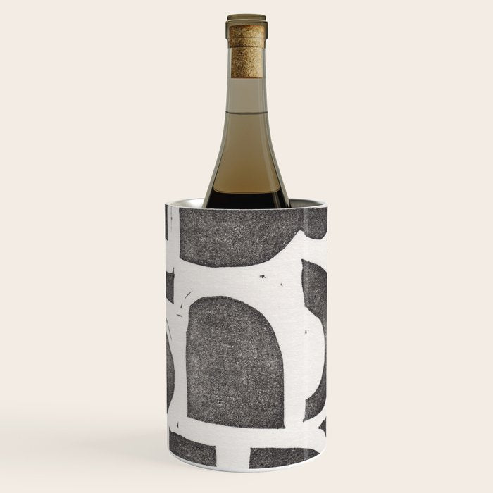 Linocut Abstract #2 Wine Chiller Gallery Image 3