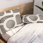 Linocut Abstract #2 Pillow Sham Gallery Image 2