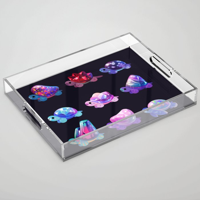 Jewel turtle Acrylic Tray Gallery Image 1