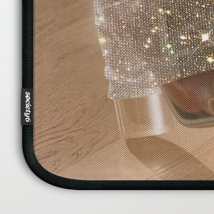 THE GAME - digital artwork by Yana Potter, 70s and 60s aesthetic , vintage feeling , disco vibes Laptop Sleeve Gallery Image 3