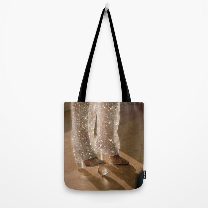 THE GAME - digital artwork by Yana Potter, 70s and 60s aesthetic , vintage feeling , disco vibes Tote Bag Gallery Image 2