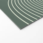 Geometric Lines in Sage Green 5 (Rainbow Abstraction) Welcome Mat Gallery Image 2