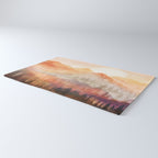 Forest Shrouded in Morning Mist Rug Gallery Image 3