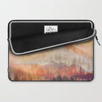 Forest Shrouded in Morning Mist Laptop Sleeve Gallery Image 2