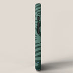 Minimalistic Matisse leaves dark sage green iPhone Case Gallery Image 2
