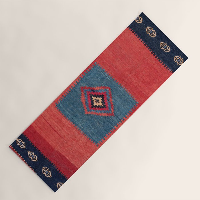 Ashar Ru Khorsi Kerman South Persian Blanket Print Yoga Mat Gallery Image 1