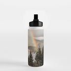 Rainbow In The Mountains | Lake In Norway Photo Art Print  | Nature Landscape Travel Photography Water Bottle Gallery Image 2