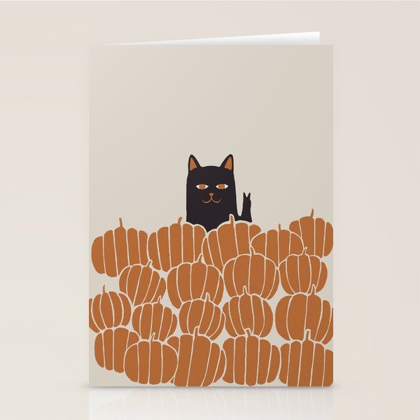 Hidden Cat 46 autumn v2 Stationery Card Gallery Image 1