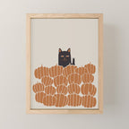 Hidden Cat 46 autumn v2 Mini Art Print Gallery Image 1