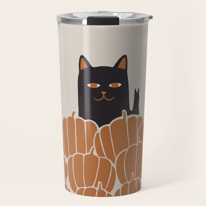 Hidden Cat 46 autumn v2 Travel Mug Gallery Image 1