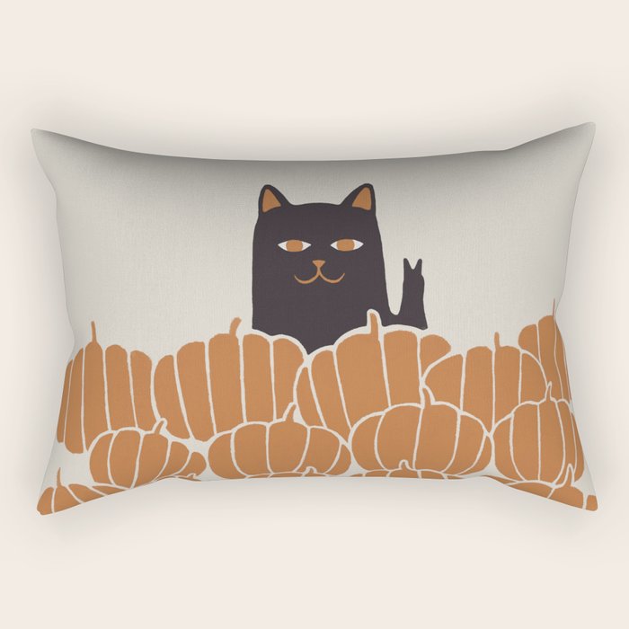 Hidden Cat 46 autumn v2 Rectangular Pillow Gallery Image 2
