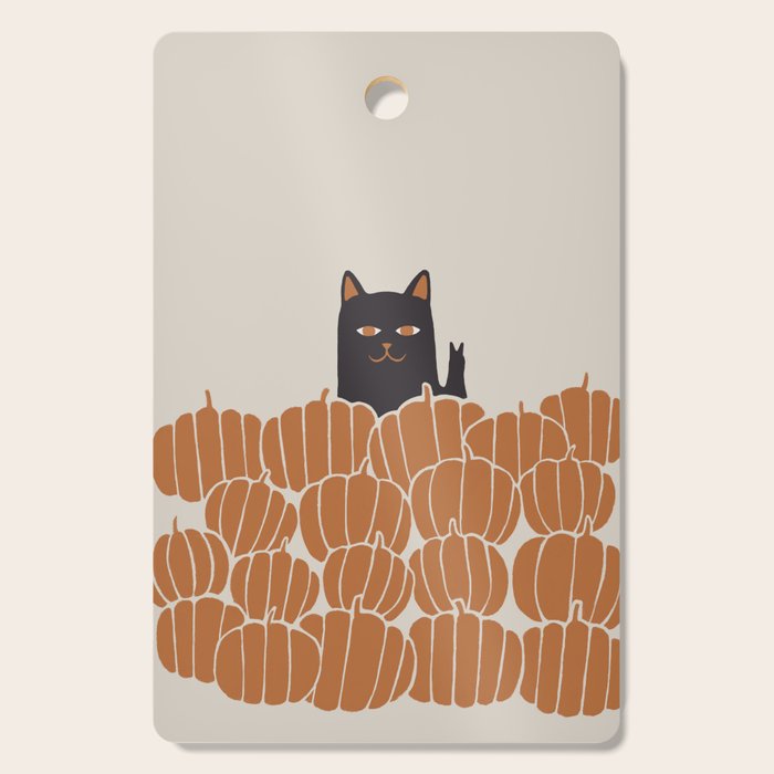 Hidden Cat 46 autumn v2 Cutting Board Gallery Image 1