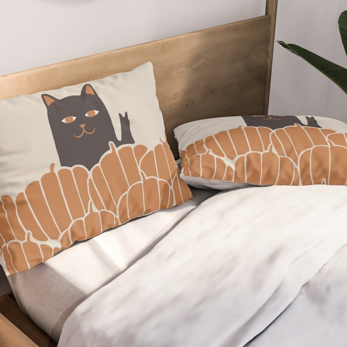 Hidden Cat 46 autumn v2 Pillow Sham Gallery Image 2