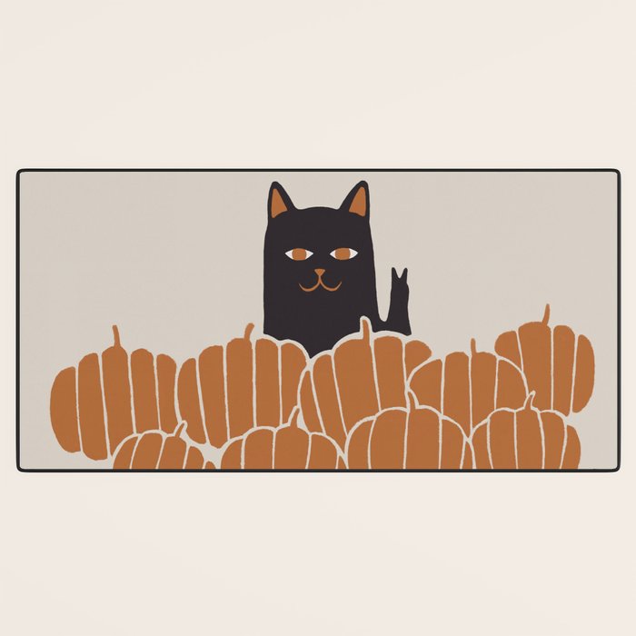 Hidden Cat 46 autumn v2 Desk Mat Gallery Image 3