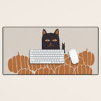 Hidden Cat 46 autumn v2 Desk Mat Gallery Image 1