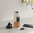 Hidden Cat 46 autumn v2 Water Bottle Gallery Image 4