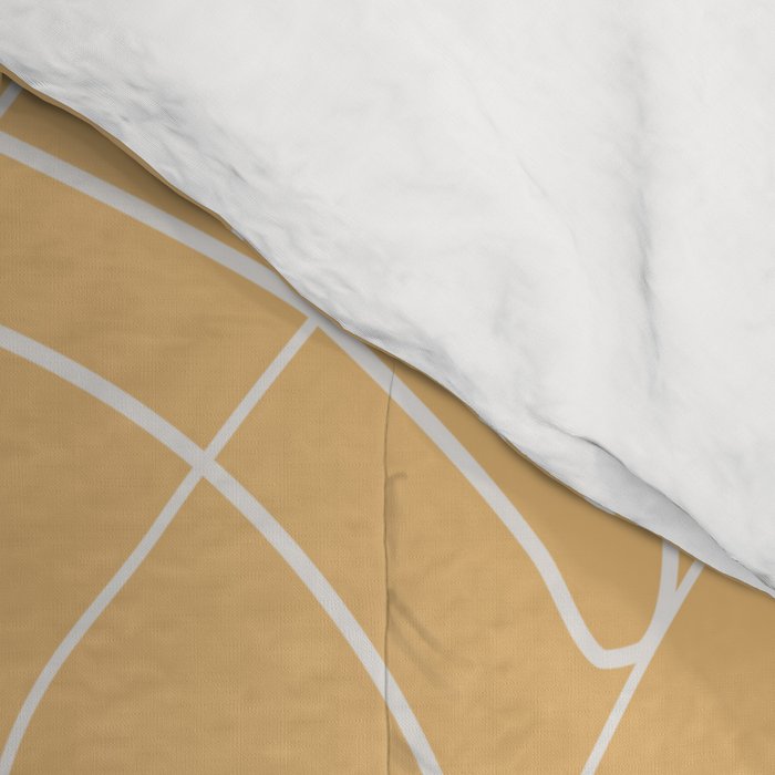 Monstera No2 Yellow Comforter Gallery Image 4
