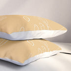 Monstera No2 Yellow Pillow Sham Gallery Image 3