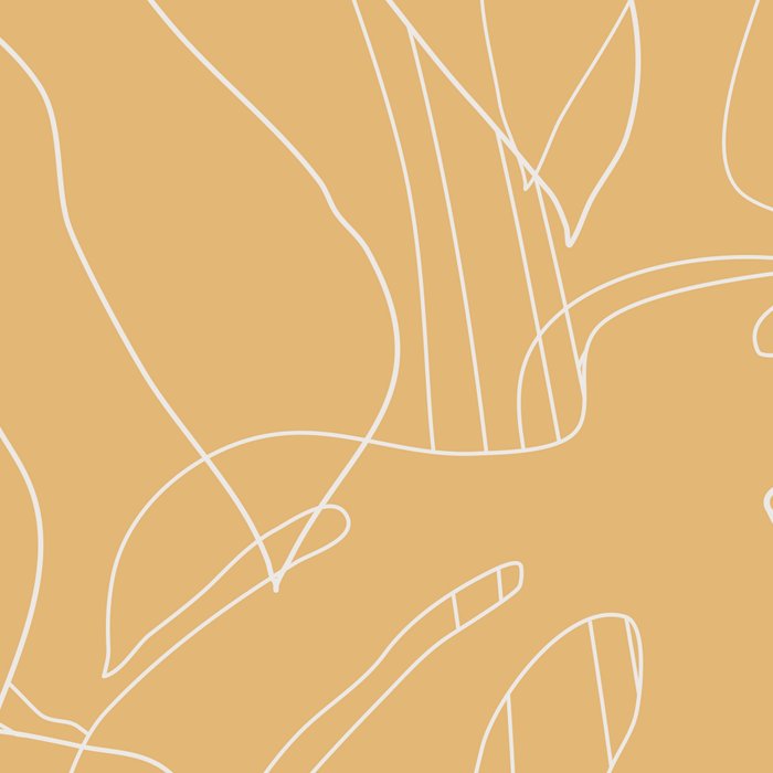 Monstera No2 Yellow Coffee Mug Gallery Image 2