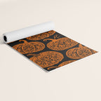 Lace Pumpkin Halloween Pattern Needle Bobbin Crochet Thread Yoga Mat Gallery Image 2