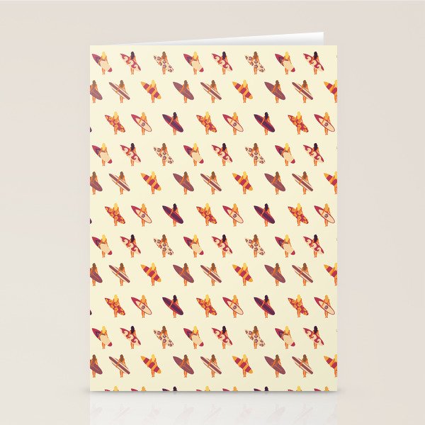Surfergirls Stationery Card Gallery Image 1