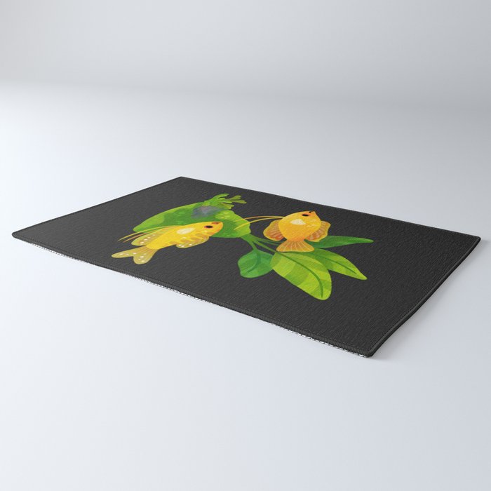 Freshwater fish and plants 1 Rug Gallery Image 3