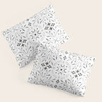 Mystical lunar mosaic BN B Pillow Sham Gallery Image 3