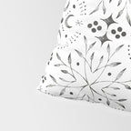 Mystical lunar mosaic BN B Pillow Sham Gallery Image 4