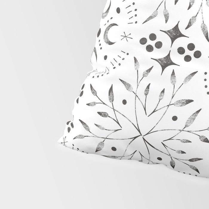 Mystical lunar mosaic BN B Pillow Sham Gallery Image 4