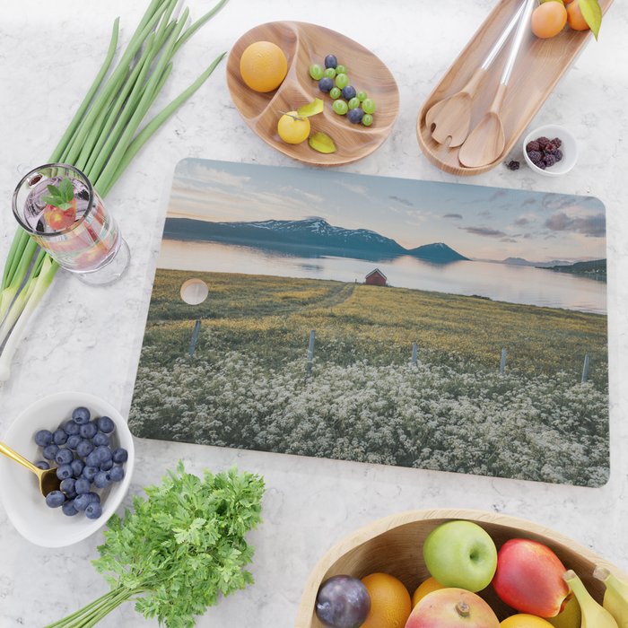 Nordic Summer - Landscape and Nature Photography Cutting Board Gallery Image 2