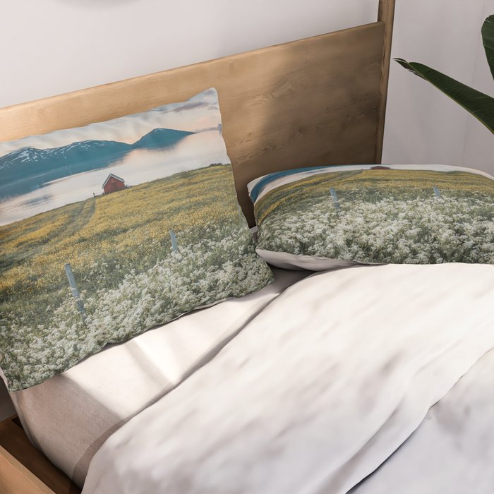 Nordic Summer - Landscape and Nature Photography Pillow Sham Gallery Image 2