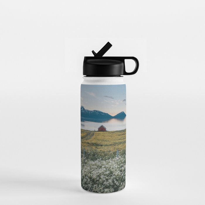 Nordic Summer - Landscape and Nature Photography Water Bottle