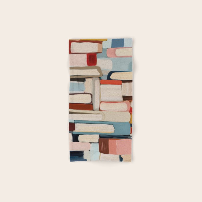 Stacked Stories Bath Towel Gallery Image 1