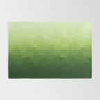 Gradient Pixel Green Rug Gallery Image 2