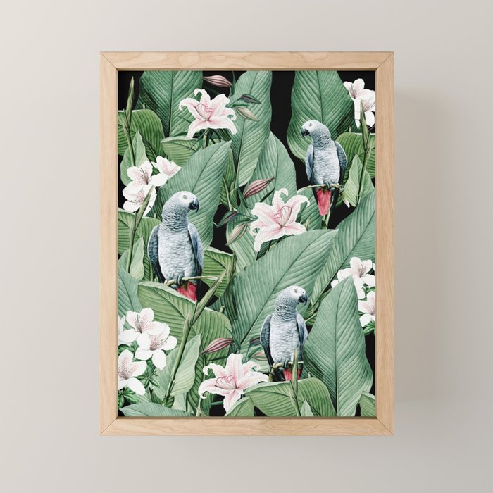 Tropical flight Mini Art Print Gallery Image 1