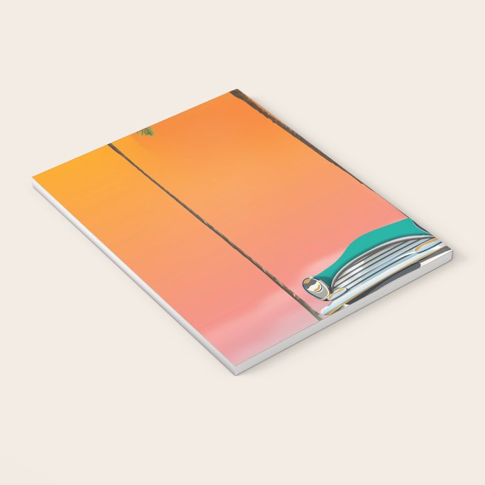 Boca Raton Florida travel poster Notebook Gallery Image 3