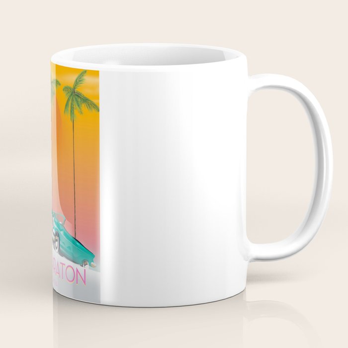 Boca Raton Florida travel poster Coffee Mug Gallery Image 1
