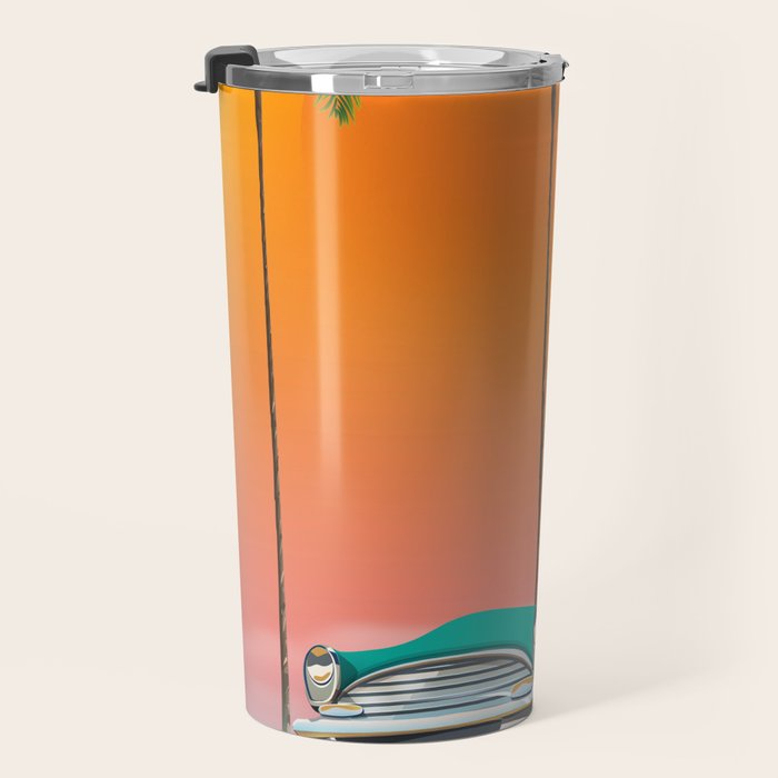 Boca Raton Florida travel poster Travel Mug Gallery Image 3