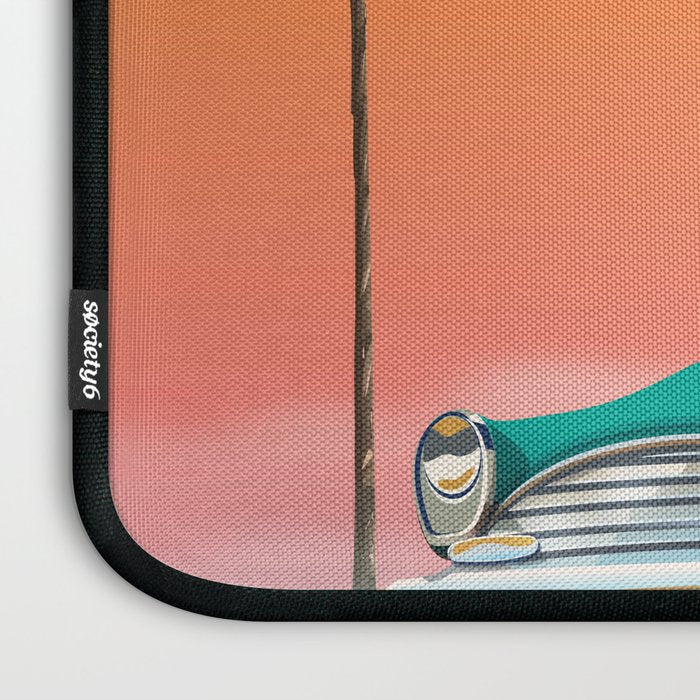 Boca Raton Florida travel poster Laptop Sleeve Gallery Image 3