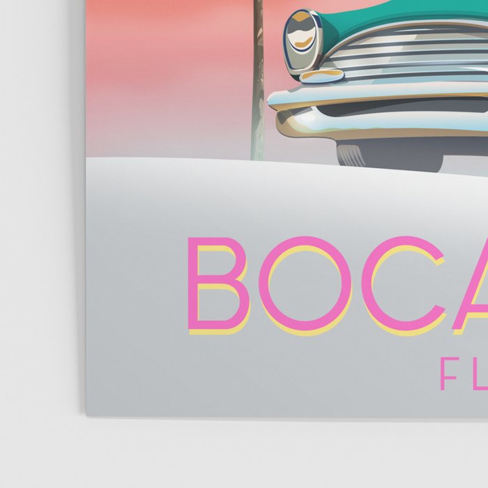 Boca Raton Florida travel poster Poster Gallery Image 3