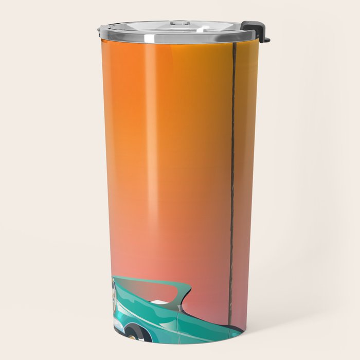 Boca Raton Florida travel poster Travel Mug Gallery Image 2