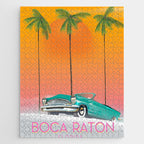 Boca Raton Florida travel poster Jigsaw Puzzle Gallery Image 1