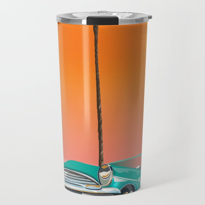 Boca Raton Florida travel poster Travel Mug Gallery Image 1