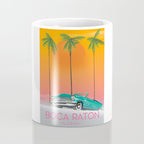 Boca Raton Florida travel poster Coffee Mug Gallery Image 4