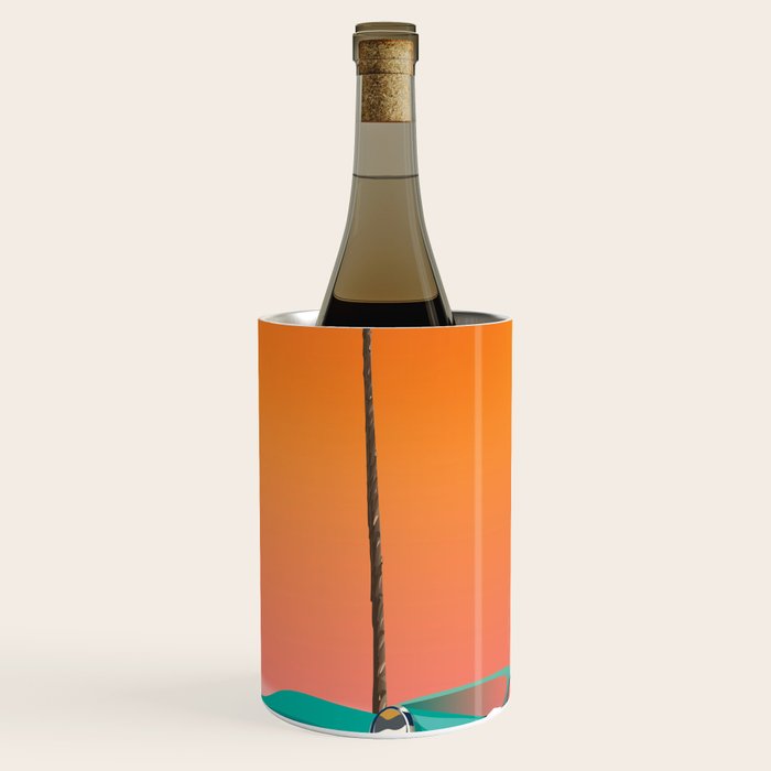Boca Raton Florida travel poster Wine Chiller Gallery Image 1