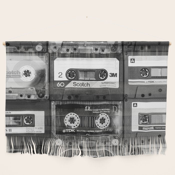 Something Nostalgic - black and white #decor #society6 #buyart Wall Hanging Gallery Image 1