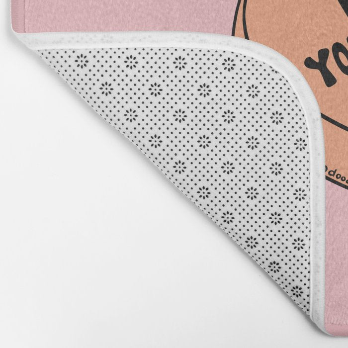 Leo Conversation Heart Bath Mat Gallery Image 2