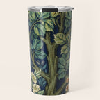 Vintage William Morris pattern pheasant and squirrel Travel Mug Gallery Image 1